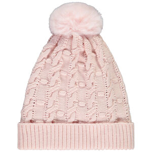 Gorro de punto bobo con pompón para niña  Main Gorro de punto bobo con pompón para niña