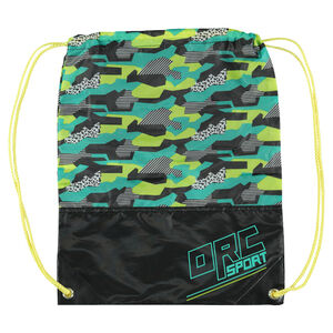 Bolso tipo saco con estampado de camuflaje 