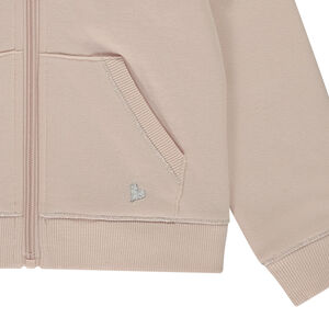 Sudadera con capucha de felpa lisa para niña  Main Sudadera con capucha de felpa lisa para niña