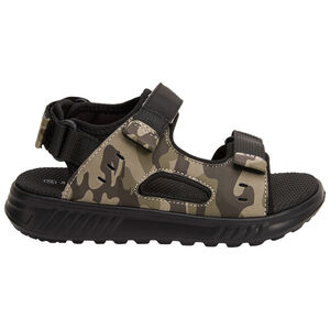 Sandalias de doble velcro con estampado de camuflaje para niño 
