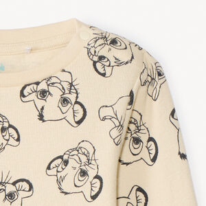 Camiseta de manga larga estampada Simba Disney para bebé niño 