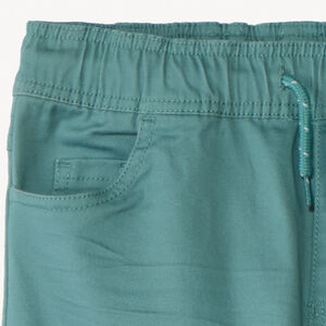 Pantalón jogger liso de twill para niño 