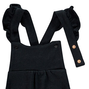 Salopette longue noire pour bébé fille motif Minnie Disney 