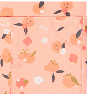 Leggings estampado frutas y flores 