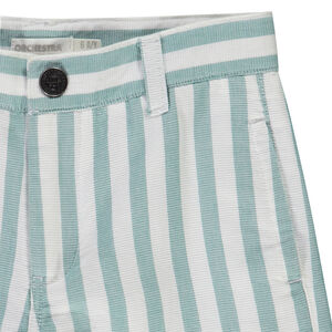 Bermudas de tela con rayas para niño 