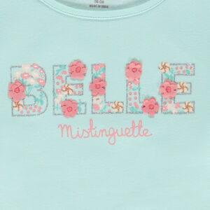 Camiseta de manga larga para niña con estampado de fantasía 