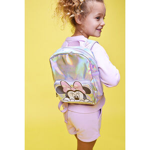 Sac à dos effet iridescent patch Minnie Disney pour fille 