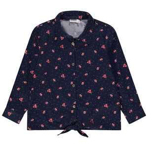 Camisa manga larga flores 