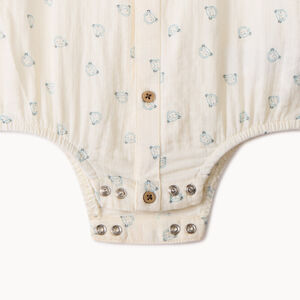 Ensemble 2 pièces avec body chemise pour bébé garçon 