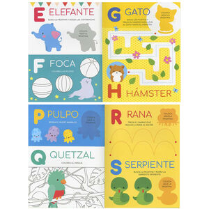 Libro de actividades Las letras +4 años 