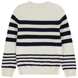 Jersey rayado de punto fantasía niño 