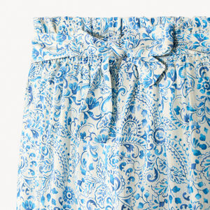 Pantalón fluido estampado paisley niña 