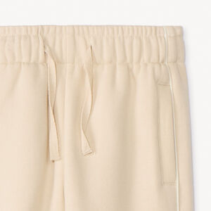 Pantalón jogging de felpa estampado y con purpurina para niña 