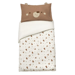 Funda nórdica con funda de almohada 60 x 120 cm Roi des Forêts 