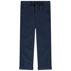 Pantalón chino con cintura elástica niño 