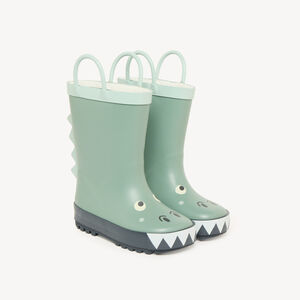 Botas de lluvia de dinosaurio para bebé niño 