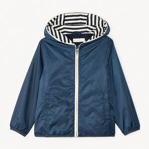 Cortavientos con 50% de poliéster reciclado para niño 