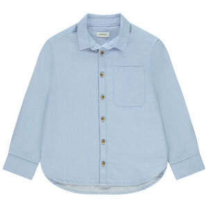 Camisa de manga larga lisa para niño 