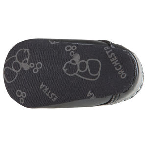 Botines negros con cordones para niños 