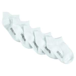 Pack de 5 pares de calcetines cortos lisos. 