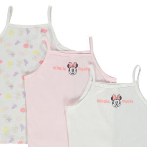 Pack de 3 camisetas interiores Minnie Disney niña 
