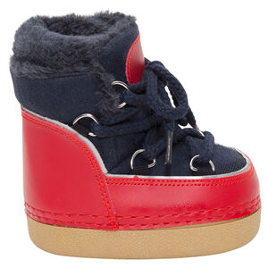 Zapatillas bicolores con interior de sherpa  Main Zapatillas bicolores con interior de sherpa