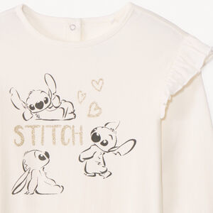 Camiseta de manga larga Stitch Disney para bebé niña 