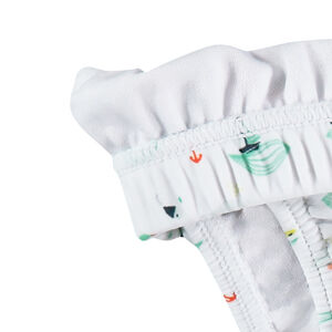 Bañador tipo slip para pañal con estampado all-over 