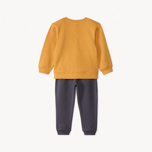 Conjunto de chándal de felpa estampada para bebé niño 