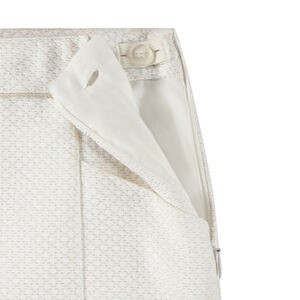 Short de talle alto en jacquard y lúrex niña 