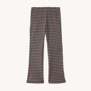 Caleçon fille en milano jacquard à petits carreaux 