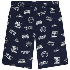 Pijama 2 piezas en punto jersey con estampado fantasía niño 