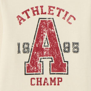 Camiseta de manga larga estampada para niño 