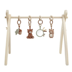 Set de 4 juguetes colgantes para arco de estimulación Rey de los Bosques 