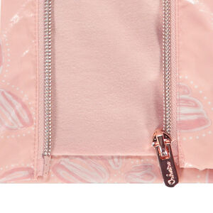 Chaqueta cortavientos estampado mariposas y forrada para niña 