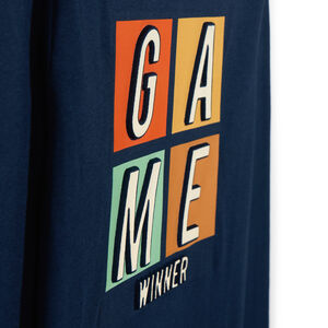 Camiseta de manga larga con estampado en relieve para niño 