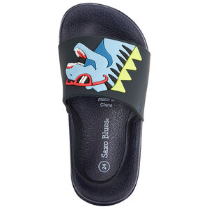 Claquetas de dinosaurio en relieve para niño con tira según la talla 