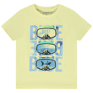 Camiseta de manga corta de jersey con estampado para niño 