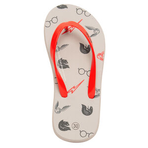 Chanclas estampadas de Harry Potter Warner para niño con tira ajustable según la edad 