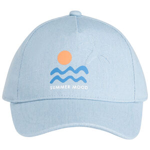 Gorra de denim con estampado de olas niño 