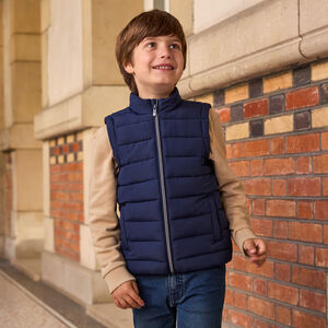 Chaleco ligero sin mangas efecto acolchado para niño 