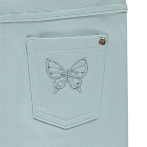 Jegging skinny milano broderie papillon pour fille 