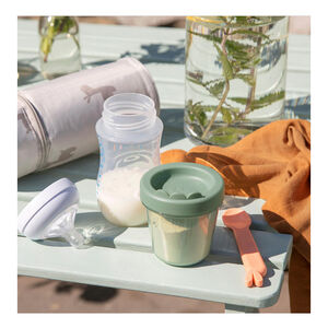 Lot de 3 pots de conservation Croco vert 