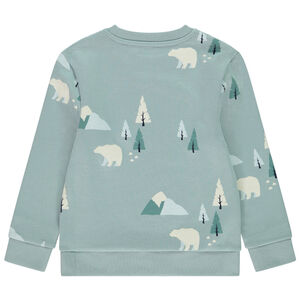 Sudadera de felpa con estampado niño 