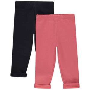 Pack de 2 leggings para bebé niña 