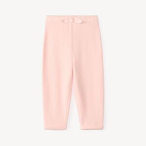 Pantalón de chándal para niña bebé de punto con diseño. 
