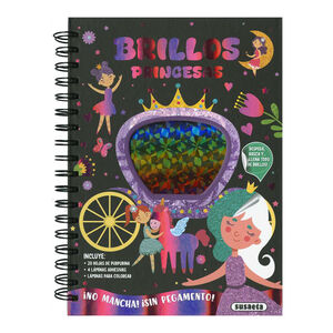 Libro para colorear y pegatinas Princesas +6 años 