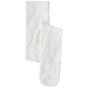 Medias finas con motivo floral en relieve y purpurina para niña  Main Medias finas con motivo floral en relieve y purpurina para niña