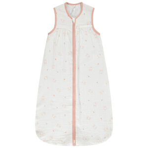 Gigoteuse sans manches en gaze de coton imprimé lapin pour bébé fille 