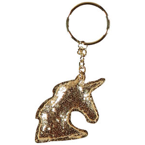 Llavero de unicornio brillante para niña  Main Llavero de unicornio brillante para niña